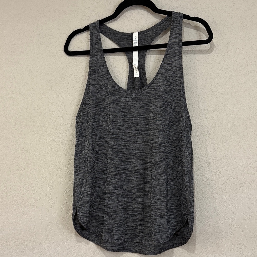 lululemon athletica Charcoal Gray Racerback Tank